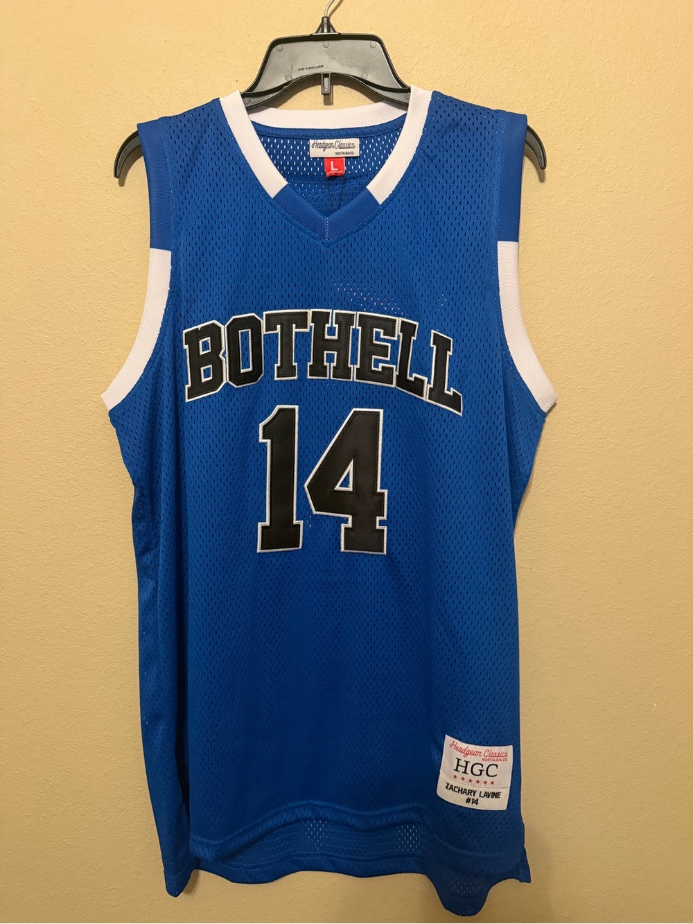 Zach LaVine #14 Bothell High School Jersey Men’s Large Headgear Classics NWT